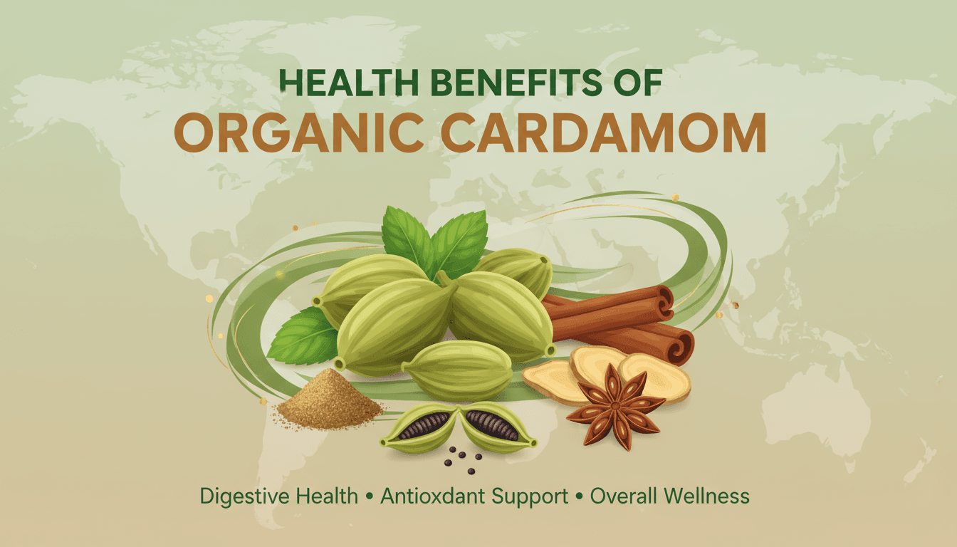Health Benefits of Organic Cardamom