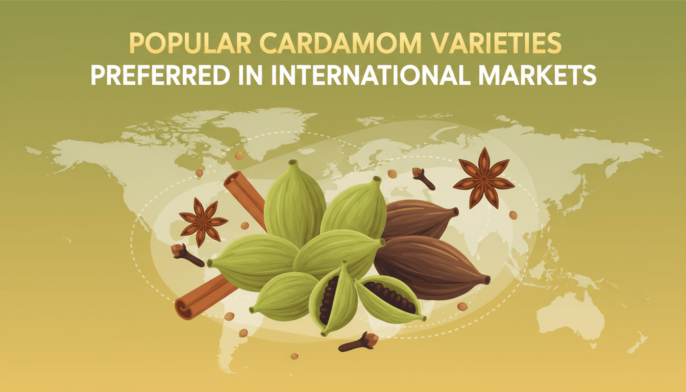 Popular Cardamom Varieties Preferred in International Markets