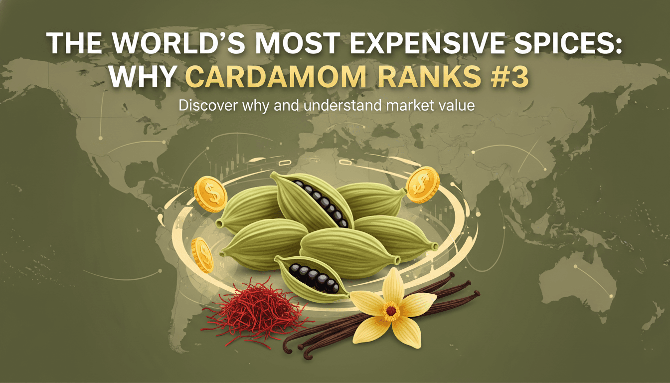 The World's Most Expensive Spices: Why Cardamom Ranks #3